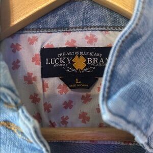 Lucky Brand Light Blue Denim Jacket